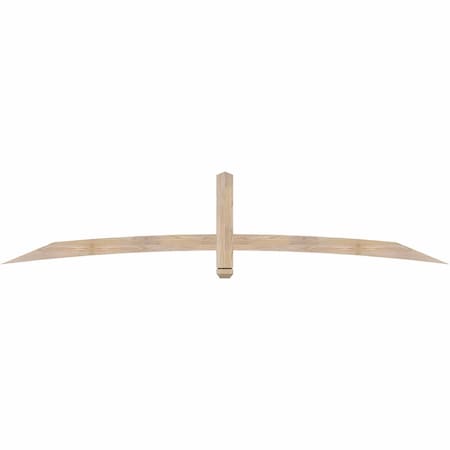 Ekena Millwork Bellingham Smooth Timber Gable Bracket, Douglas Fir, 96"W x 20"H x 1 1/2"D x 3 1/2"F, 5/12 Pitch GBW096X20X0204BEL00SDF